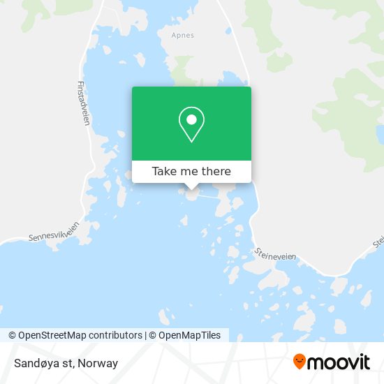 Sandøya st map