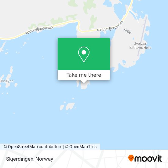 Skjerdingen map