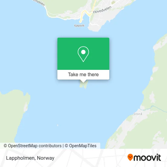 Lappholmen map