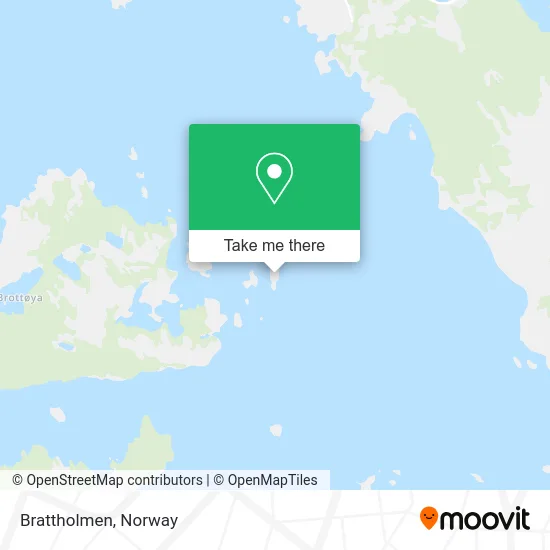 Brattholmen map