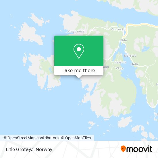 Litle Grotøya map