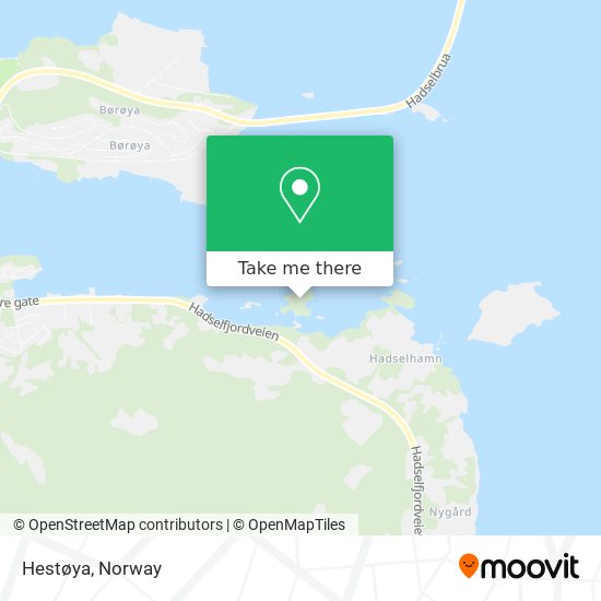 Hestøya map