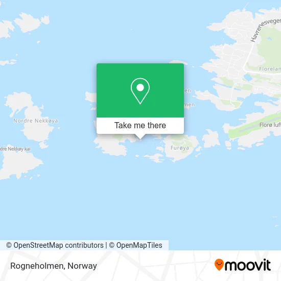 Rogneholmen map