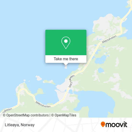 Litleøya map