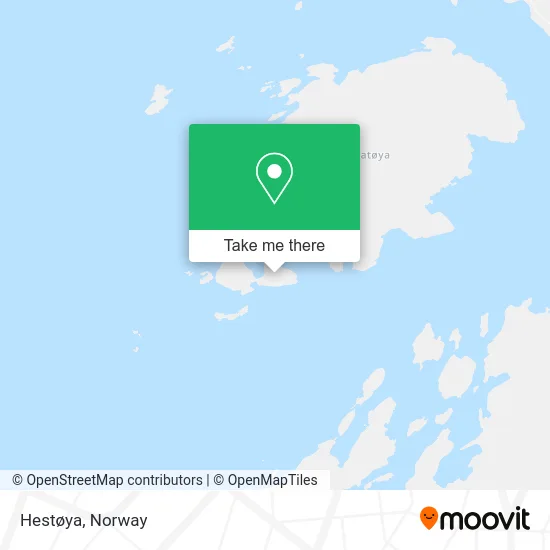 Hestøya map