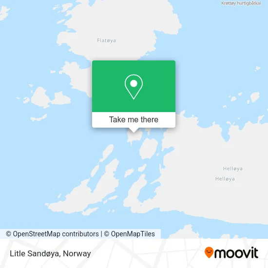 Litle Sandøya map