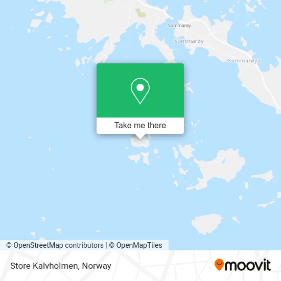 Store Kalvholmen map