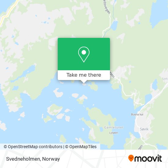 Svedneholmen map