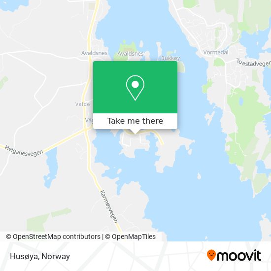 Husøya map