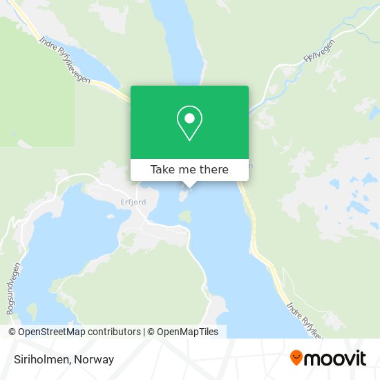 Siriholmen map