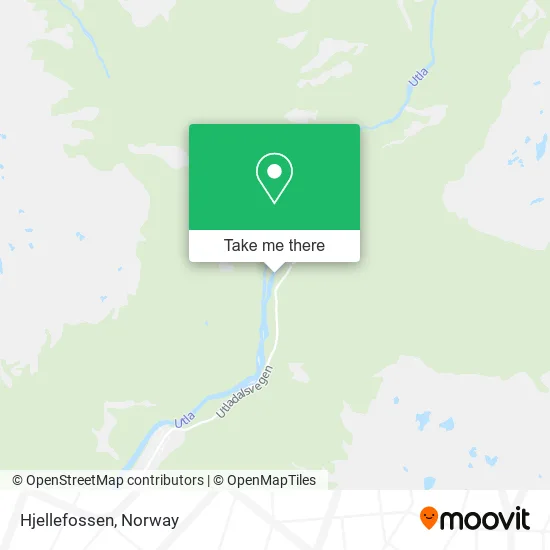 Hjellefossen map