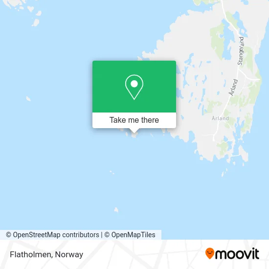 Flatholmen map