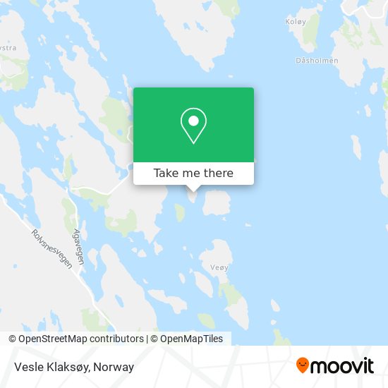 Vesle Klaksøy map