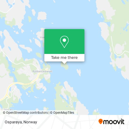 Osparøya map