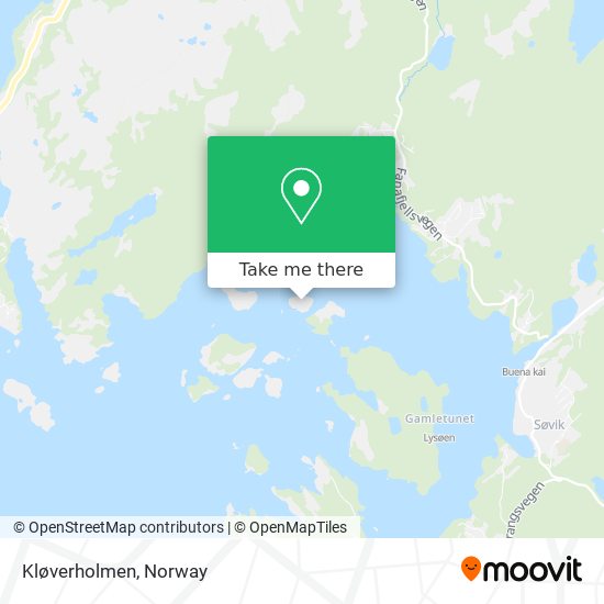 Kløverholmen map