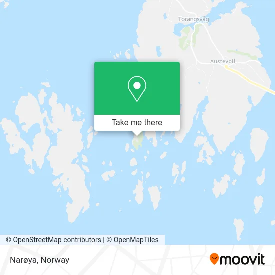Narøya map
