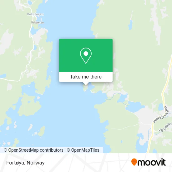 Fortøya map