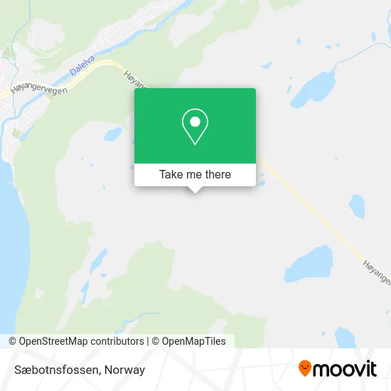 Sæbotnsfossen map
