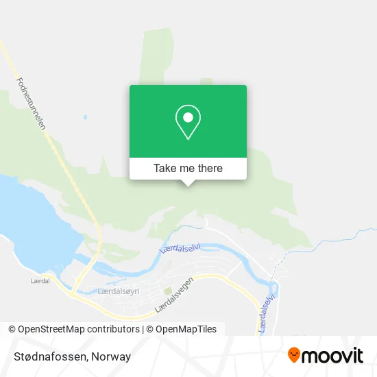 Stødnafossen map