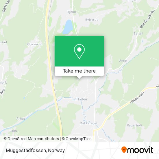 Muggestadfossen map