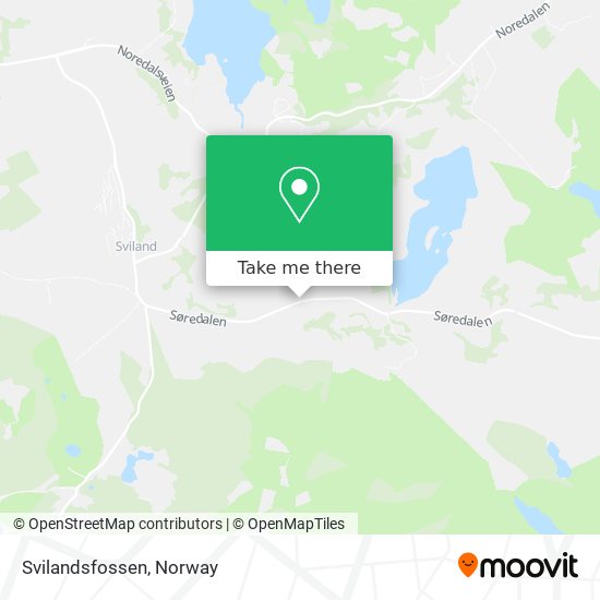 Svilandsfossen map