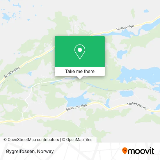Øygreifossen map