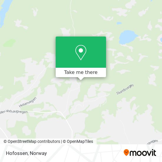 Hofossen map