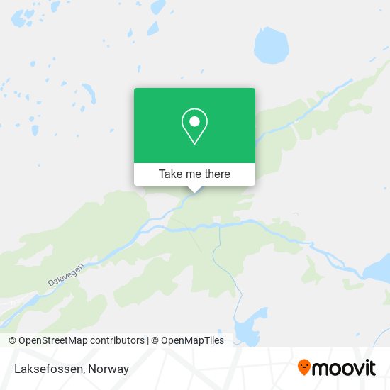 Laksefossen map