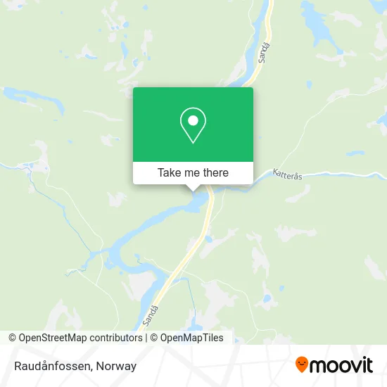 Raudånfossen map