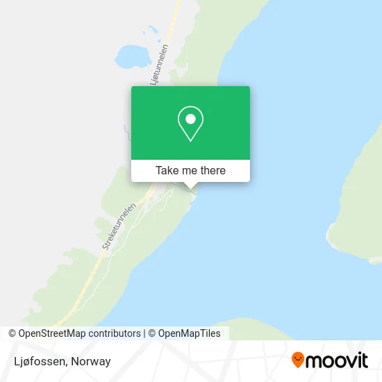 Ljøfossen map