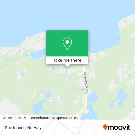 Storfossen map