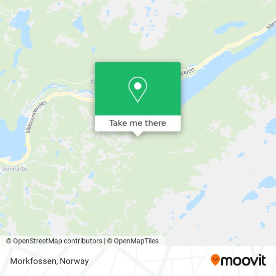 Morkfossen map