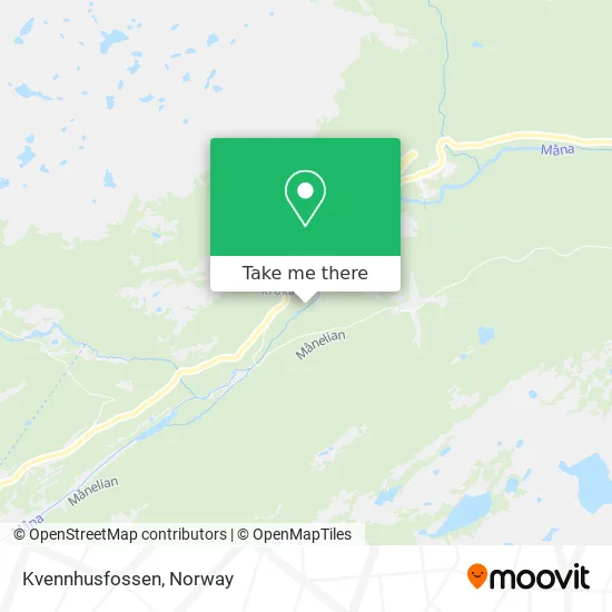 Kvennhusfossen map