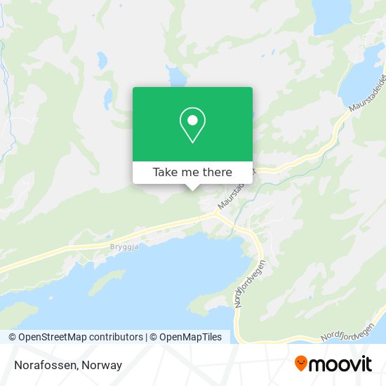 Norafossen map