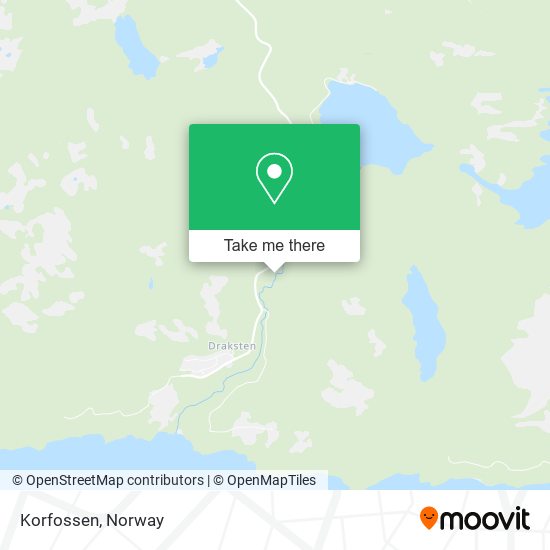 Korfossen map