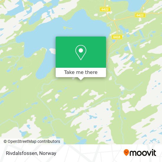 Rivdalsfossen map