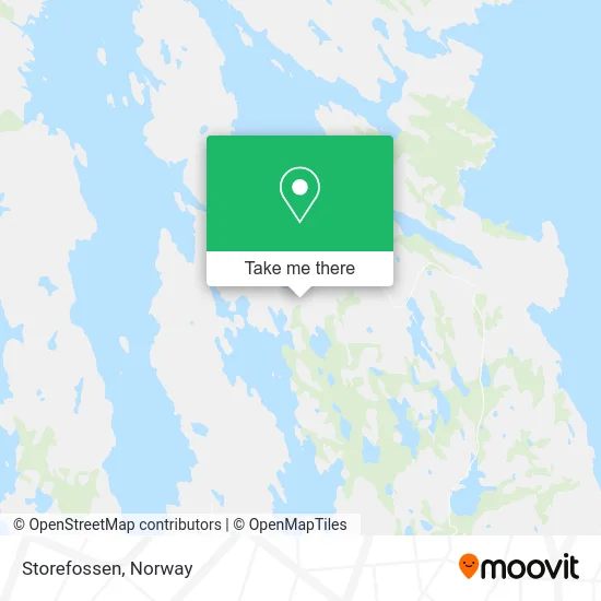 Storefossen map