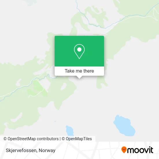 Skjervefossen map