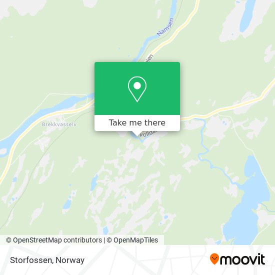 Storfossen map