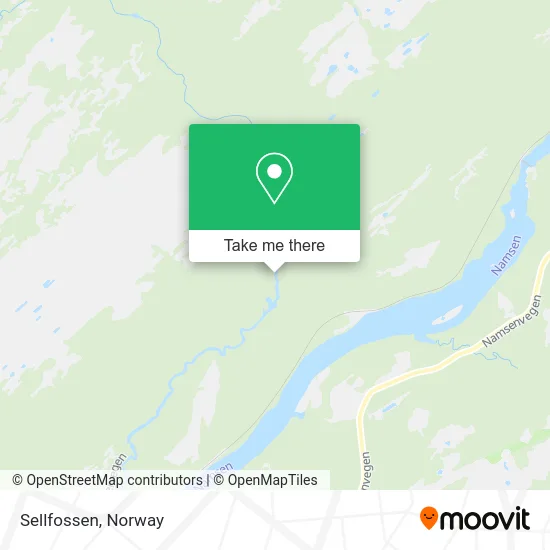 Sellfossen map