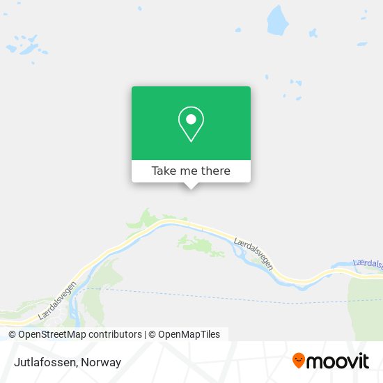 Jutlafossen map