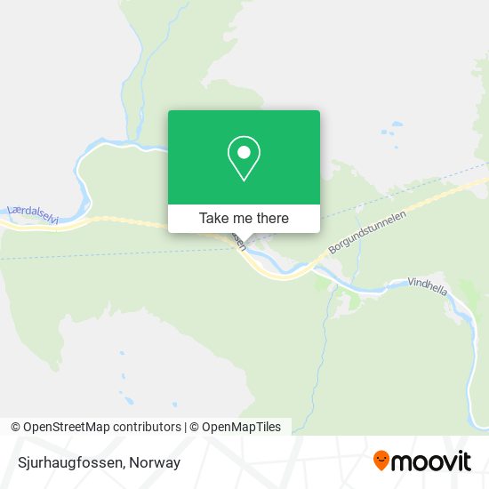 Sjurhaugfossen map