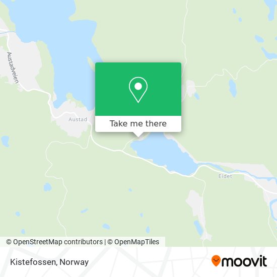 Kistefossen map