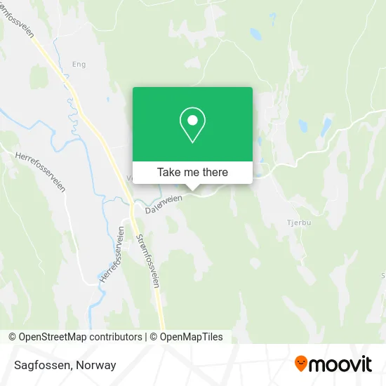 Sagfossen map