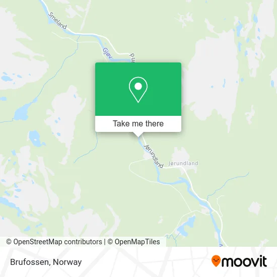 Brufossen map