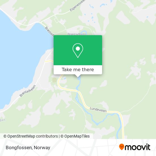 Bongfossen map