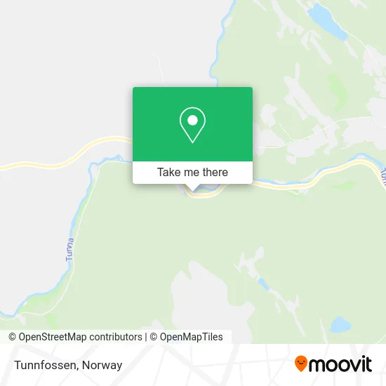 Tunnfossen map
