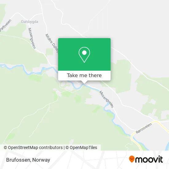 Brufossen map