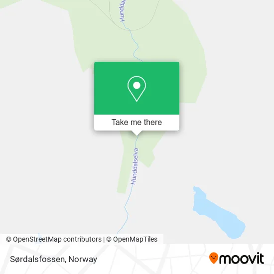 Sørdalsfossen map