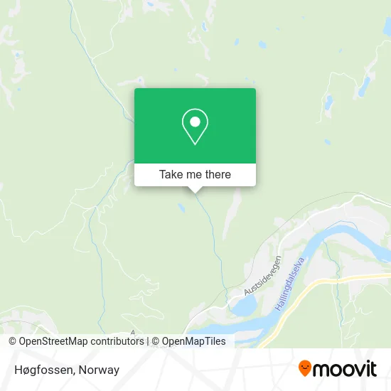 Høgfossen map